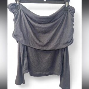 Arizona Jean Company Heather Gray Knit Top